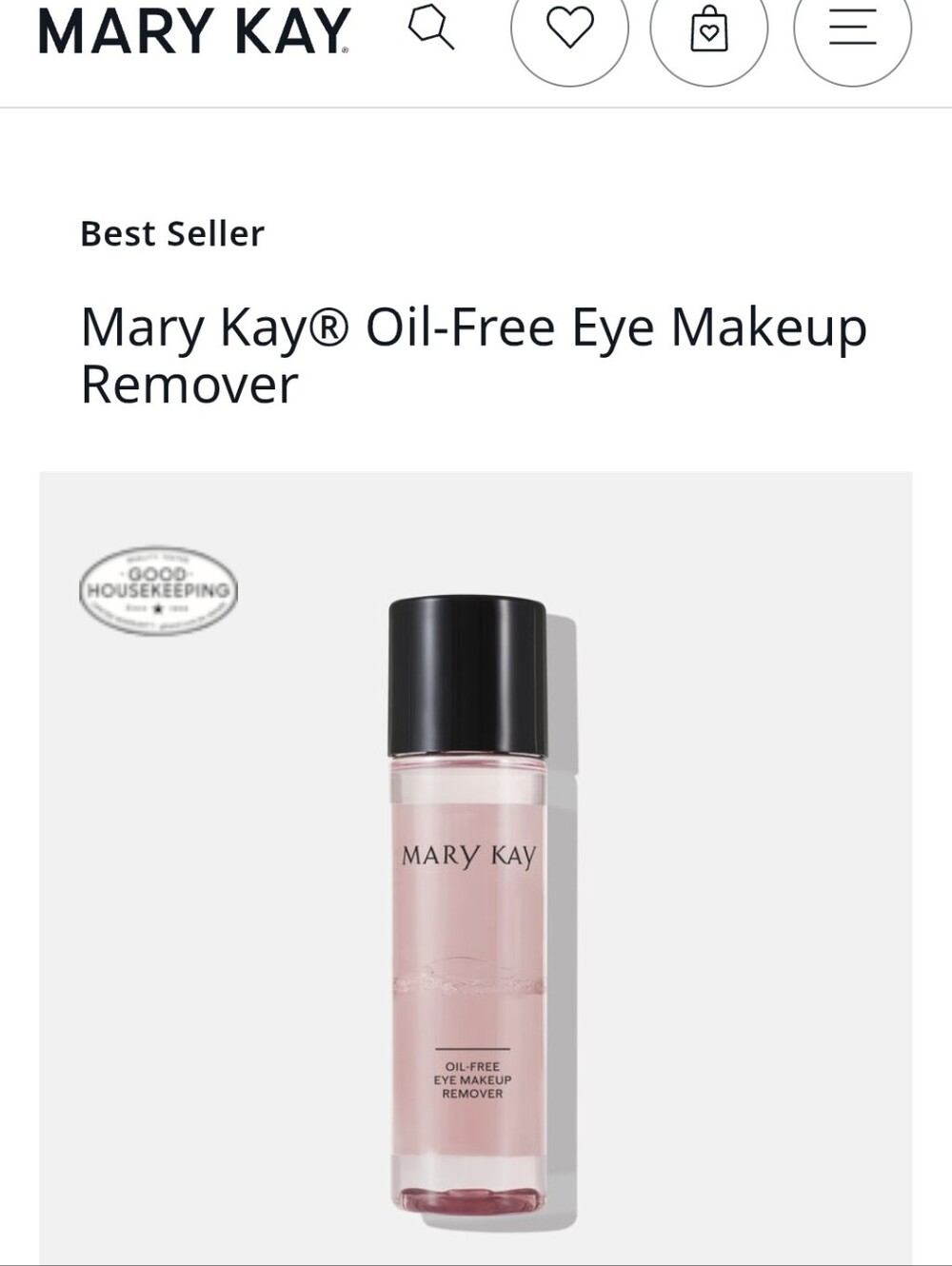 Mary Kay 🖤 Oil-Free Eye Makeup Remover